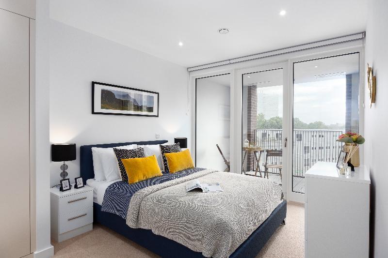 Two Bedroom Serviced Apartment With Balcony In Weymouth Building, Deacon Street Londýn Exteriér fotografie
