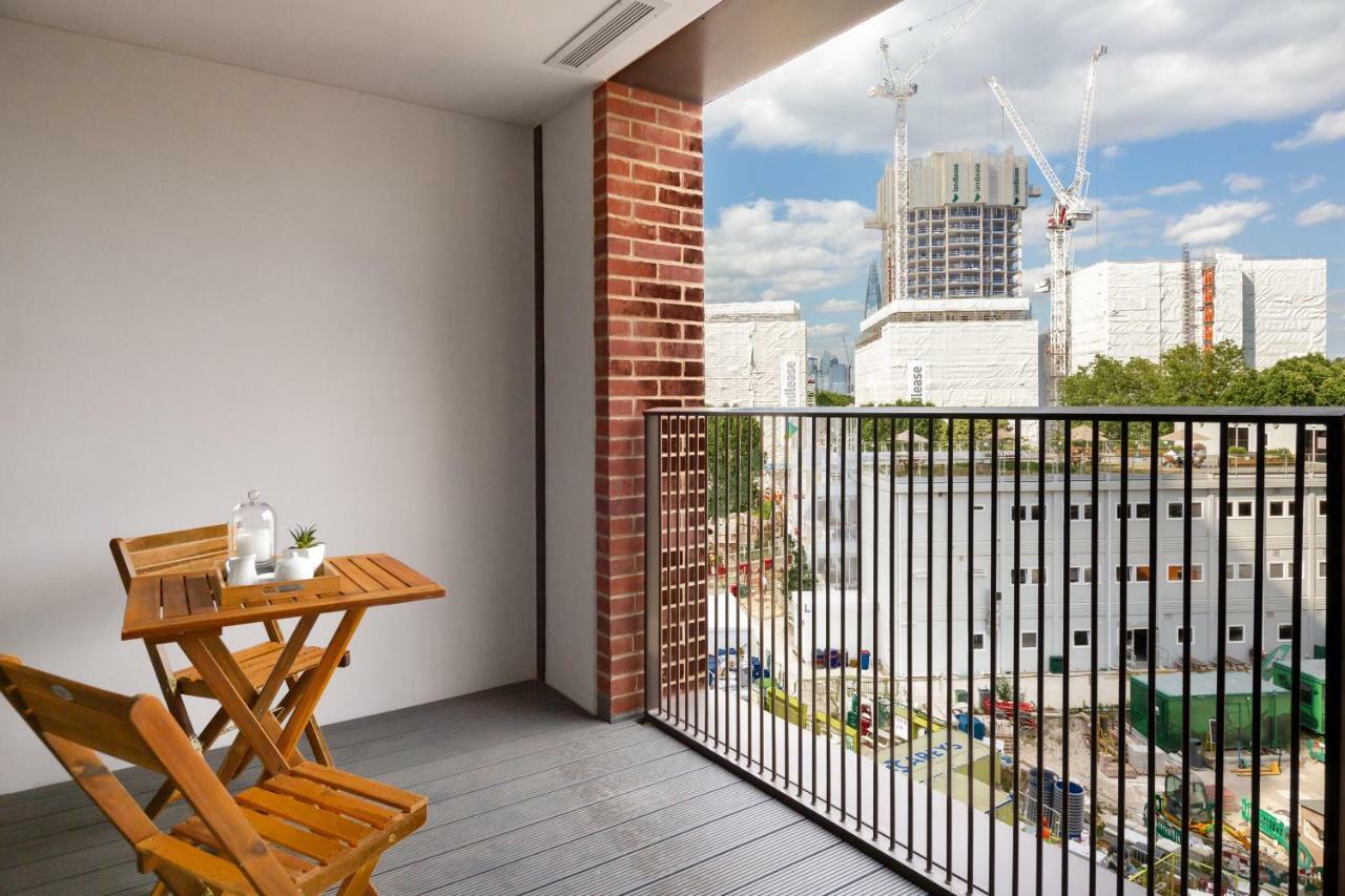 Two Bedroom Serviced Apartment With Balcony In Weymouth Building, Deacon Street Londýn Exteriér fotografie